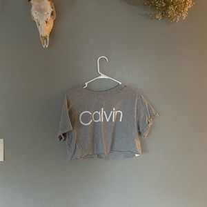 Calvin Klein cropped shirt